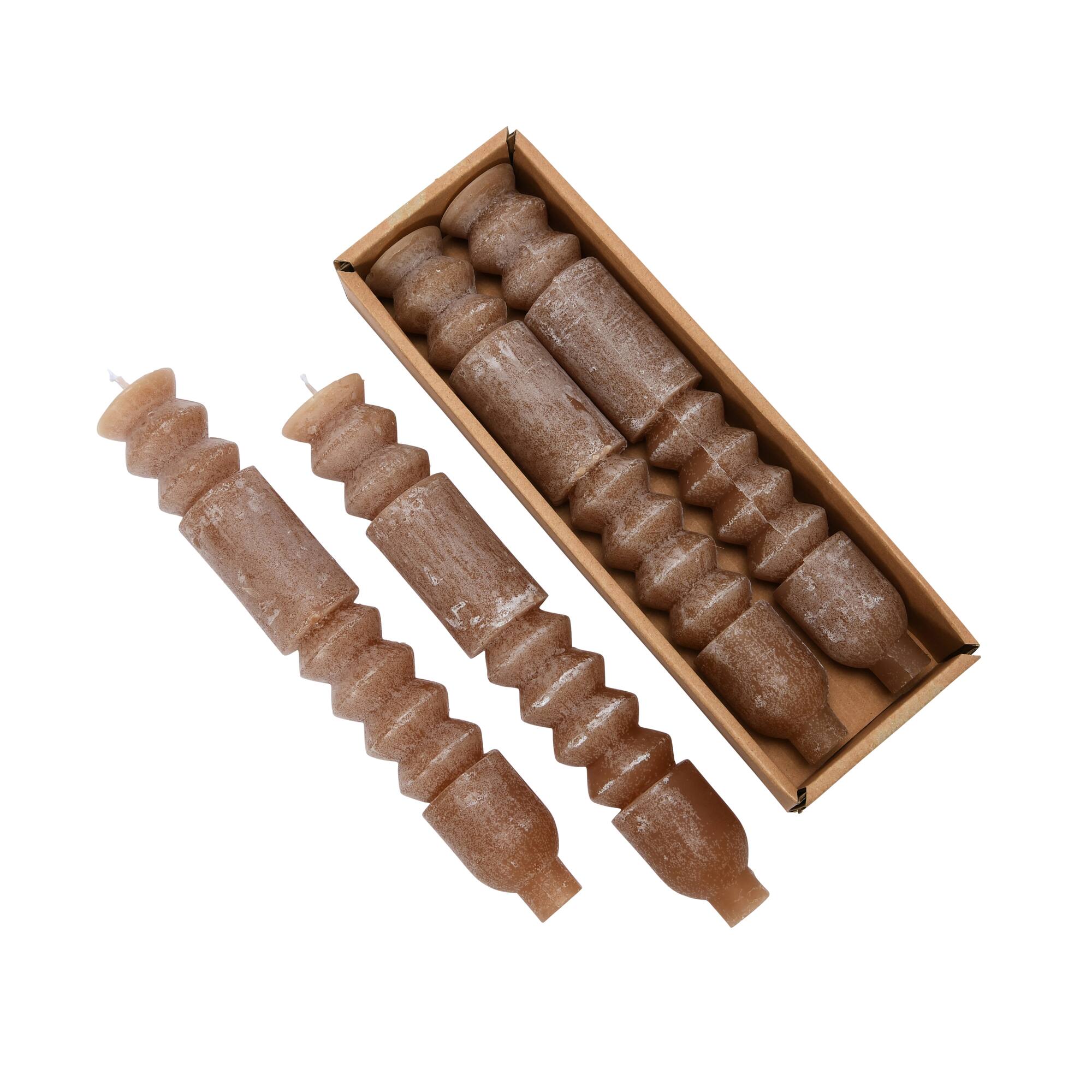Hello Honey® 10" Unscented Totem Taper Candles in Box